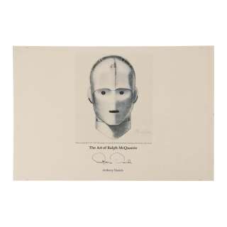 Star Wars: Various Productions | Anthony Daniels Collection: Anthony Daniels Autographed Early C-3PO Concept Page | Propstore