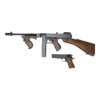 PUBLIC ENEMIES (2009) - Lot 1483 - John Dillinger‘s (Johnny Depp) Stunt Tommy Gun and Handgun