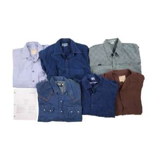 WALKER, TEXAS RANGER (1993-2001) - Lot 1742 - Six Cordell Walker (Chuck Norris) Shirts and a Script