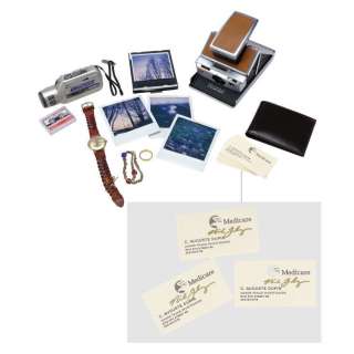 The Fall of the House of Usher - Lot 123 - Detective C. Auguste Dupin‘s (Carl Lumbly) Personal Accessories with Business Cards Signed by Mike Flanagan