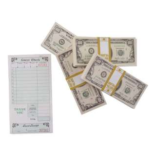 GOODFELLAS (1990) - Lot #1282 : Henry (Ray Liotta) and Karen Hill‘s (Lorraine Bracco) Blank Country Club Check with Four Wrapped Cash Stacks