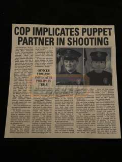 The Happytime Murders - Newspaper Clipping