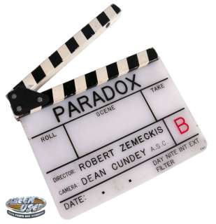 "Paradox" clapperboard from Back to the Future II | ScreenUsed