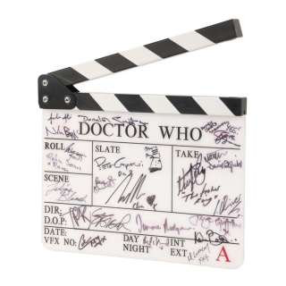 DOCTOR WHO (T.V. SERIES, 2005-PRESENT) - Lot #1054 : Cast-Autographed Clapperboard
