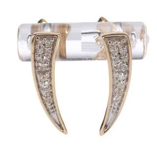 The Morning Show (2019-Present) | Bradley Jackson’s (Reese Witherspoon) Adina Reyter 14k Yellow Gold Pave Diamond Tusk Earrings | Propstore