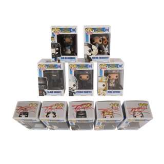Monty Python | The Terry Gilliam Collection: Collection of Five Monty Python and the Holy Grail Funko Pops Autographed by Terry Gilliam | Propstore