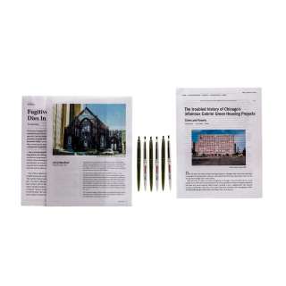 Lot #24 – Candyman (2021) Anthony McCoy Yahya Abdul-Mateen II Production Used Laundromat Pens Cabrini Green Housing & Helen Articles