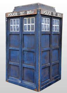 Doctor Who - The Ultimate Adventure, full size painted wooden Tardis from the official stage show,… | Ewbank’s