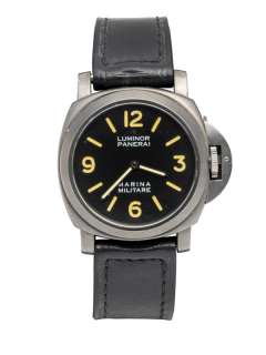 Lot 239 - SYLVESTER STALLONE "JOHN RAMBO" LUMINOR PANERAI PVD MARINA MILITAIRE WATCH FROM "RAMBO" (WITH DVD)