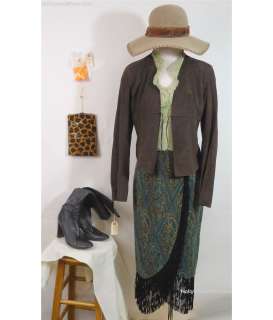 Bandits Kate Wheeler (Cate Blanchett) Brown Suede Short Jacket Costume | Hollywood Parts