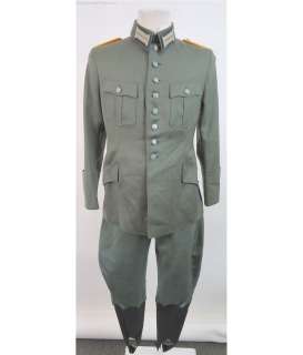 Valkyrie Colonel Claus Von Stauffenberg (Tom Cruise) Hero Green Wool Military Uniform Jacket & Pants | Hollywood Parts