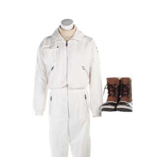 Lot #481 – House of Gucci Maurizio Gucci Adam Driver Screen Worn Ski Suit Sweater & Shoes Sc 104-109