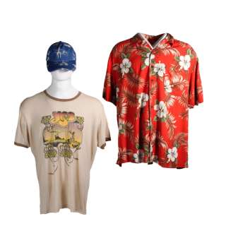 Lot #177 – Jerry and Marge Go Large Bill Rainn Wilson Screen Worn Shirt Set & Hat Ch 5 Sc 92-93