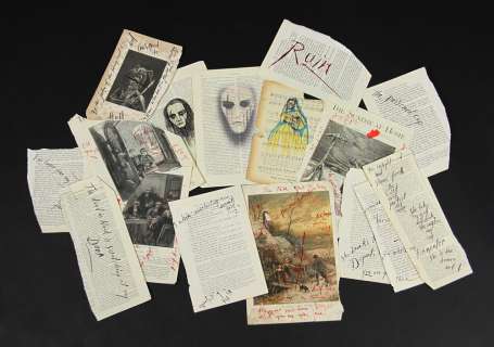 THE WOMAN IN BLACK - Lot 36 - Jennet Humfrye‘s (Liz White) Scrawled Book Pages