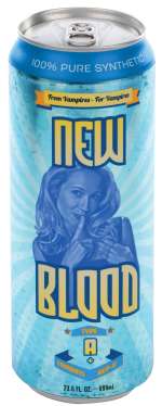 Lot 1163 - True Blood (2) prop containers of "Tru Blood" and "New Blood".