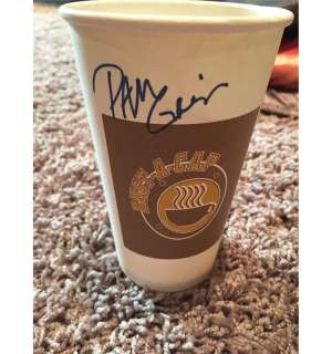 Lot 129 - Prop Bust A Cap Coffee Cup from the film "Jackie Brown" signed by Pam Grier who starred in the film