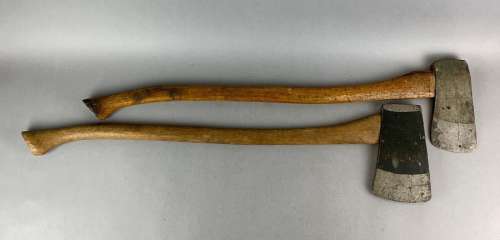 Group of 2 Screen Used Axe Wood Props | misc / divers