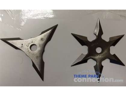 Lot 404 - Chappie 2015 Sci-Fi Movie Screen Used Hero Prop Ninja Throwing Stars