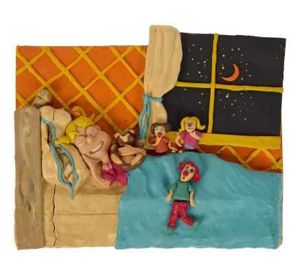 Paul Reubens | Lot 84 - “Penny” - Original Claymation “Sleeping” Scene from “Pee-wee’s Playhouse” | Julien’s