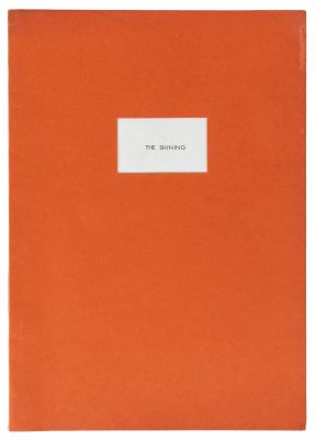 Lot 169 - [KUBRICK, Stanley (1928-1999) and JOHNSON, Diane (b. 1934]. The Shining. Unspecified Film Treatment. | Potter & Potter