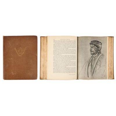 LAWRENCE OF ARABIA (1962) - Lot #807 : David Lean‘s Personal Production ‘‘Seven Pillars of Wisdom‘‘ Reference Book