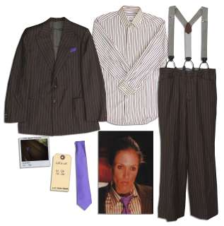 Cameron Diaz ’’Charlie’s Angels’’ Production Used Pinstripe Suit Ensemble -- With a COA From Columbia Pictures | Nate Sanders