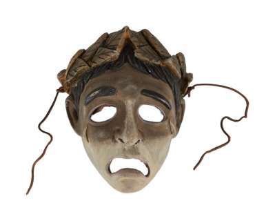 Gladiator | Screen-Matched "Commodus" Pantomime Mask Prop | Julien’s