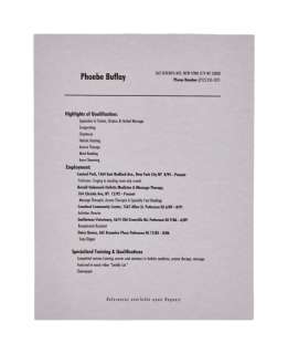 Lot 13 - Friends | Phoebe‘s Resume Studio Made Reproduction (A)