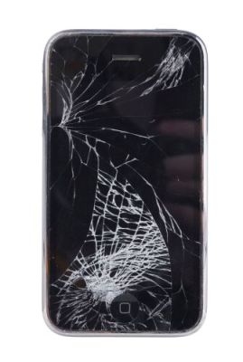 SPIDER-MAN: HOMECOMING (2017) - Lot #1119 : Peter Parker‘s (Tom Holland) Damaged iPhone