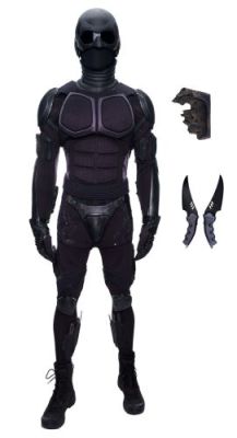 The Boys (T.V. Series, 2019-2026) | Lot 224: Black Noir Stunt Costume with Stunt Weapons | Propstore