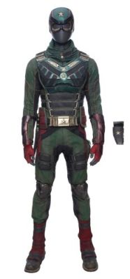 The Boys (T.V. Series, 2019-2026) | Lot 298: Soldier Boy’s Screen-Matched Season 3 Supe Costume | Propstore