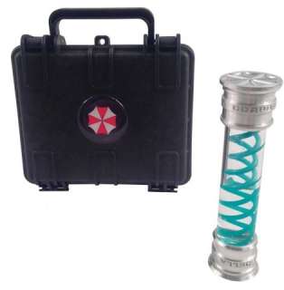 Lot 18 - Resident Evil 6 Dr. Isaacs (Iain Glen) Hero DNA Vial and Case Movie Props