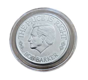 "Barker Silver Dollar" from Price is Right Balance Game, Bob Barker Dollar | eBay US (Buy It Now)