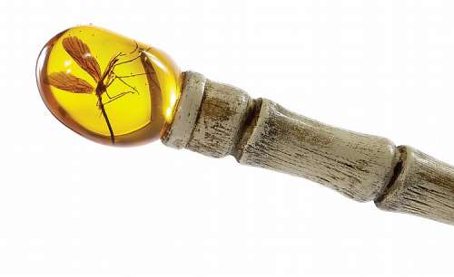 Lot 1705 - Richard Attenborough "John Hammond" signature walking cane from Jurassic Park.