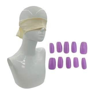 Maxxxine Amber James (Chloe Farnworth) Screen Used Blindfold & 10 Nails | VIP Fan Auctions