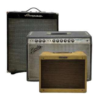 Road House Screen Used Fender Deluxe Reverb Amp, Bass Amp & Fender Amp | VIP Fan Auctions