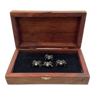 The Librarians (2014-2018) Jenkins (John Larroquette) Screen Used Ring Of Fear Box & 4 Rings Ep 411 | VIP Fan Auctions