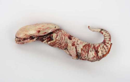 Alien Resurrection (1997) Production made Chestburster Alien foetus, made by Midnight Studios who… | Ewbank’s