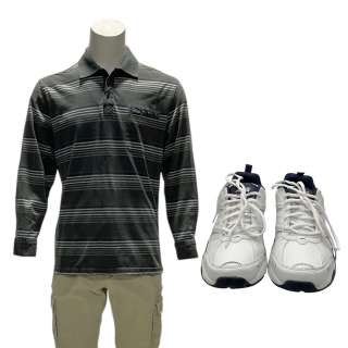 Everything Everywhere All at Once Waymond Wang (Ke Huy Quan) Screen Worn Shirt Whit Long Sleeves, Pants & Shoes Ch 1 | VIP Fan Auctions