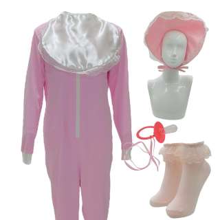 Everything Everywhere All at Once Evelyn Wang (Michelle Yeoh) Production Worn Onesie, Baby Hat, Bib, Socks & Pacifier | VIP Fan Auctions
