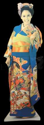 Lot 166 - † Notting Hill (1999) A life size thick board standee of an oriental lady in traditional costume. Cl