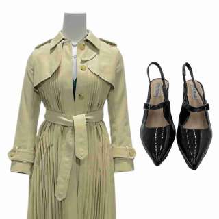 Babygirl Esme (Sophie Wilde) Screen Worn Jacket, Dress & Heels Ch 11 Sc 120, 121 | VIP Fan Auctions