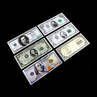 Movie Money | MOVIE MONEY Set of Six Bills (TV41) | Propabilia