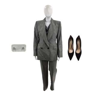 G20 Danielle Sutton (Viola Davis) Screen Worn Earrings, Heels, Suit Jacket, Pants & Tank Top Ch 3 Sc 18-21 | VIP Fan Auctions