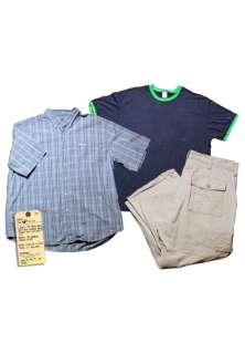 2006 Jonah Hill (Barry) "Grandma’s Boy" Screen-Worn Shirts & Pants (3) | Grey Flannel Auctions