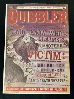 Harry Potter and the Deathly Hallows: Part 1 (2010) - Quibblers Magazine Front And Back | Hanlin Auction Service