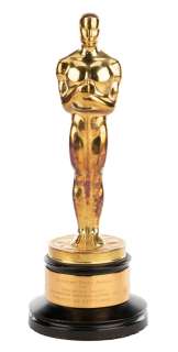 Lot 583 - Valentine Davies Best Writing Original Story Oscar for Miracle on 34th Street.