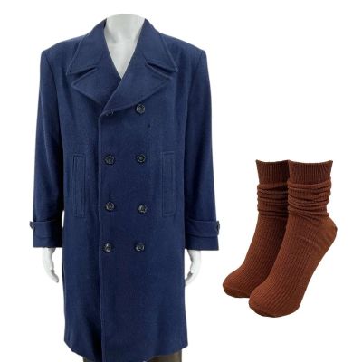 Play Dirty Parker Screen Worn Coat, Pants & Socks Ch 7b Sc Multiple | VIP Fan Auctions