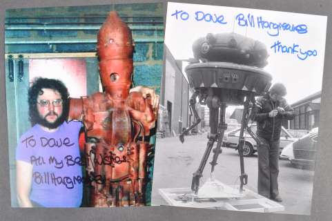 ESTATE OF DAVE PROWSE - STAR WARS - BILL HARGREAVES SIGNED PHOTOS | Auctioneum Ltd