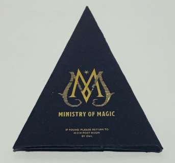 Lot 114 - Fantastic Beasts and Where to Find Them (2016) - Ministry Of Magic Letter #1 (Triangle Envelope)